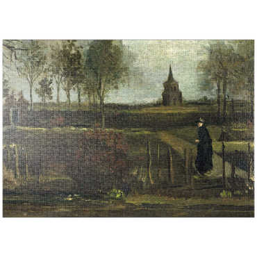 puzzleplate Vincent van Gogh's The Parsonage Garden at Nuenen (1884) 1000 Puzzle