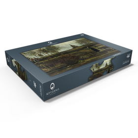 Darstellung des Puzzle Motivs Vincent van Gogh's The Parsonage Garden at Nuenen (1884) - Puzzleteile: 500