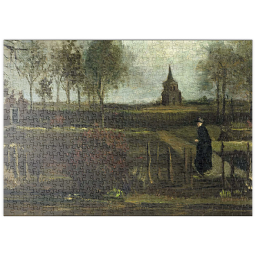 puzzleplate Vincent van Gogh's The Parsonage Garden at Nuenen (1884) 500 Puzzle