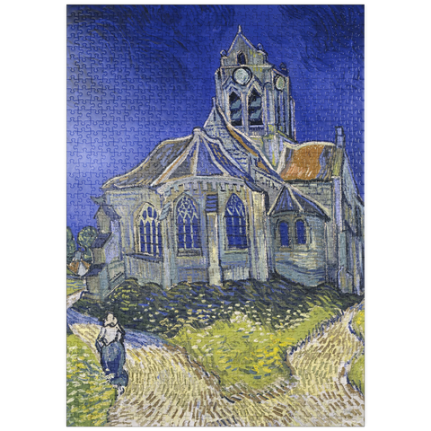 puzzleplate Vincent van Gogh's The Church at Auvers (1890) 1000 Puzzle