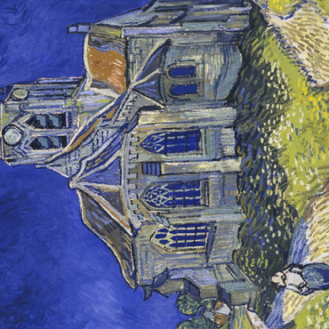 Vincent van Gogh's The Church at Auvers (1890) 100 Puzzle 3D Modell