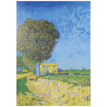 puzzleplate Vincent van Gogh's Avenue at Arles with houses (1888) 1000 Puzzle