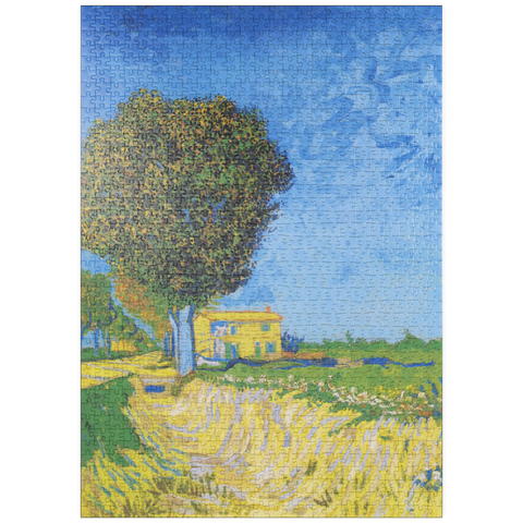 puzzleplate Vincent van Gogh's Avenue at Arles with houses (1888) 1000 Puzzle