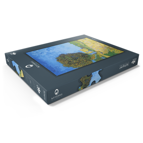 Darstellung des Puzzle Motivs Vincent van Gogh's Avenue at Arles with houses (1888) - Puzzleteile: 100