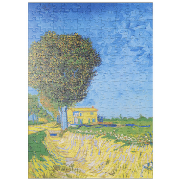 puzzleplate Vincent van Gogh's Avenue at Arles with houses (1888) 200 Puzzle