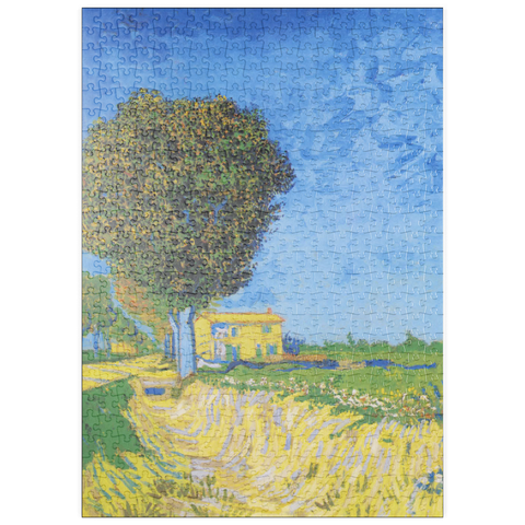 puzzleplate Vincent van Gogh's Avenue at Arles with houses (1888) 500 Puzzle