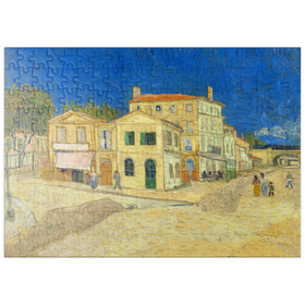 Darstellung des Puzzle-Motivs Vincent van Gogh's The yellow house (1888) – Puzzleteile: 200