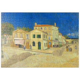 Darstellung des Puzzle Motivs Vincent van Gogh's The yellow house (1888) - Puzzleteile: 500
