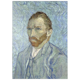 Darstellung des Puzzle-Motivs Vincent van Gogh's Self-portrait (1889) – Puzzleteile: 200
