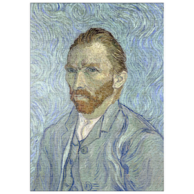 Darstellung des Puzzle Motivs Vincent van Gogh's Self-portrait (1889) - Puzzleteile: 500