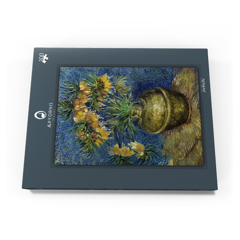 Vincent van Gogh's Imperial Fritillaries in a Copper Vase (1887) 100 Puzzle Schachtel Ansicht3