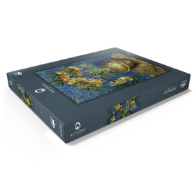 Darstellung des Puzzle Motivs Vincent van Gogh's Imperial Fritillaries in a Copper Vase (1887) - Puzzleteile: 200