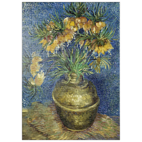Darstellung des Puzzle Motivs Vincent van Gogh's Imperial Fritillaries in a Copper Vase (1887) - Puzzleteile: 200