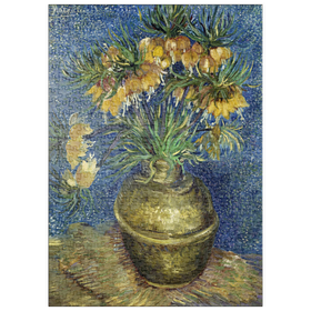 Darstellung des Puzzle Motivs Vincent van Gogh's Imperial Fritillaries in a Copper Vase (1887) - Puzzleteile: 500