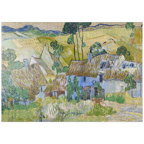 puzzleplate Vincent van Gogh's Farms near Auvers (1890) 1000 Puzzle