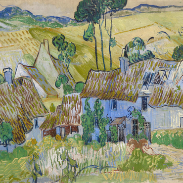 Vincent van Gogh's Farms near Auvers (1890) 1000 Puzzle 3D Modell