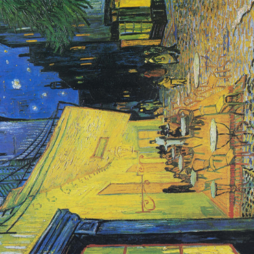 Vincent van Gogh's Café Terrace at Night (1888) 1000 Puzzle 3D Modell
