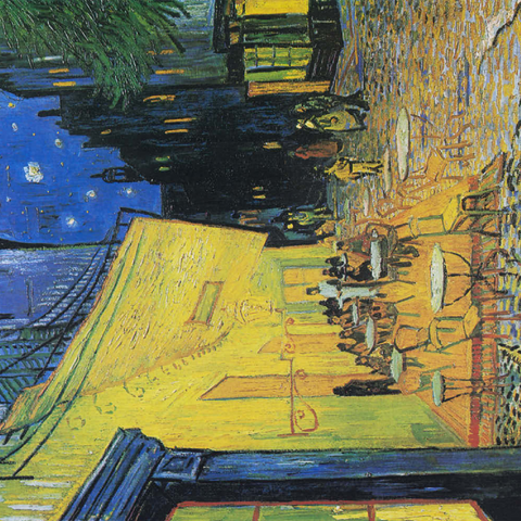 Vincent van Gogh's Café Terrace at Night (1888) 100 Puzzle 3D Modell