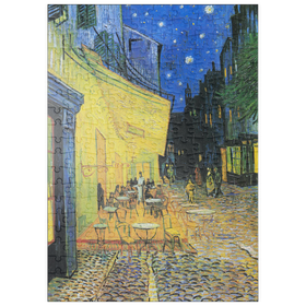 Darstellung des Puzzle-Motivs Vincent van Gogh's Café Terrace at Night (1888) – Puzzleteile: 200