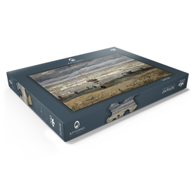 Alternative Darstellung des Puzzle-Motivs Vincent van Gogh's Beach at Scheveningen in Stormy Weather (1882) – Puzzleteile: 200