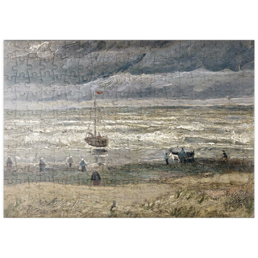 puzzleplate Vincent van Gogh's Beach at Scheveningen in Stormy Weather (1882) 200 Puzzle