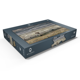 Darstellung des Puzzle Motivs Vincent van Gogh's Beach at Scheveningen in Stormy Weather (1882) - Puzzleteile: 500