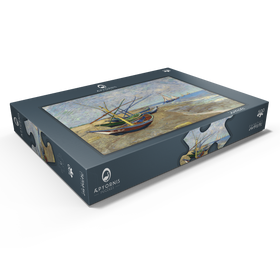 Darstellung des Puzzle Motivs Vincent van Gogh's Fishing Boats on the Beach at Saintes-Maries (1888) - Puzzleteile: 500