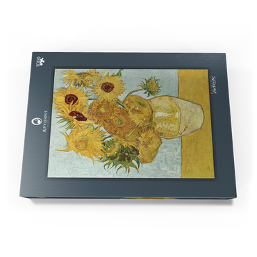 Vincent van Gogh's Vase with Twelve Sunflowers (1888–1889) 1000 Puzzle Schachtel Ansicht3