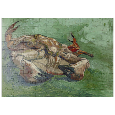 puzzleplate Vincent van Gogh's Crab on its Back (1888) 100 Puzzle