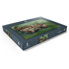Alternative Darstellung des Puzzle-Motivs Vincent van Gogh's Crab on its Back (1888) – Puzzleteile: 200