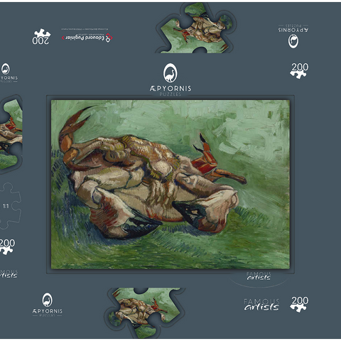 Vincent van Gogh's Crab on its Back (1888) 200 Puzzle Schachtel 3D Modell