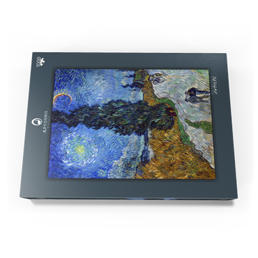 Vincent van Gogh's Road with Cypress and Star (1890) 1000 Puzzle Schachtel Ansicht3