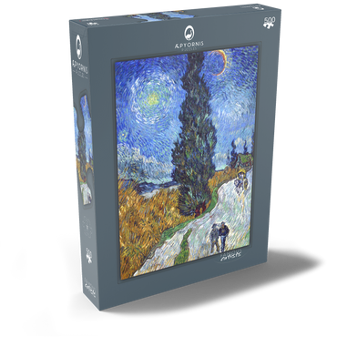 Vincent van Gogh's Road with Cypress and Star (1890) 500 Puzzle Schachtel Ansicht2