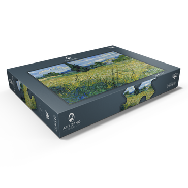 Vincent van Gogh's Green Wheat Field with Cypress (1889) 1000 Puzzle Schachtel Ansicht1