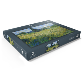 Alternative Darstellung des Puzzle-Motivs Vincent van Gogh's Green Wheat Field with Cypress (1889) – Puzzleteile: 200