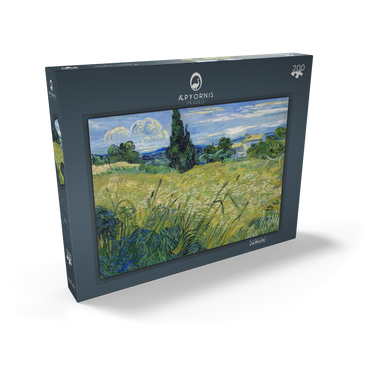 Vincent van Gogh's Green Wheat Field with Cypress (1889) 200 Puzzle Schachtel Ansicht2