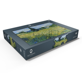Alternative Darstellung des Puzzle-Motivs Vincent van Gogh's Green Wheat Field with Cypress (1889) – Puzzleteile: 500