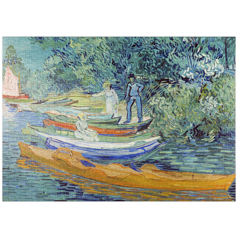 puzzleplate Vincent van Gogh's Bank of the Oise at Auvers (1890) 1000 Puzzle
