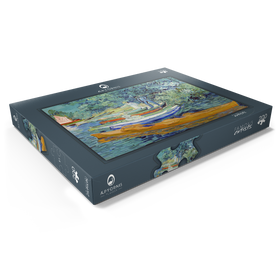 Alternative Darstellung des Puzzle-Motivs Vincent van Gogh's Bank of the Oise at Auvers (1890) – Puzzleteile: 200
