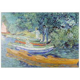 Darstellung des Puzzle-Motivs Vincent van Gogh's Bank of the Oise at Auvers (1890) – Puzzleteile: 200
