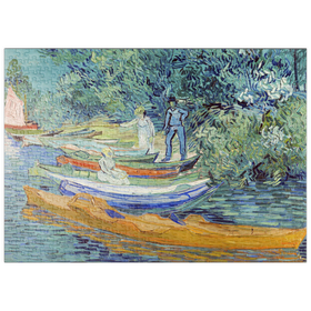 Darstellung des Puzzle-Motivs Vincent van Gogh's Bank of the Oise at Auvers (1890) – Puzzleteile: 500