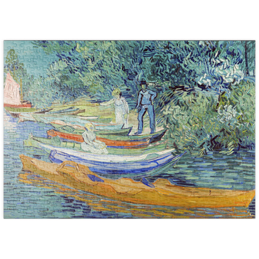 puzzleplate Vincent van Gogh's Bank of the Oise at Auvers (1890) 500 Puzzle