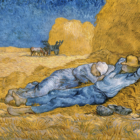 Vincent van Gogh's The Siesta (1890) 1000 Puzzle 3D Modell