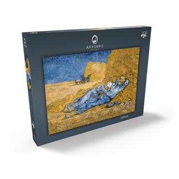 Vincent van Gogh's The Siesta (1890) 100 Puzzle Schachtel Ansicht2
