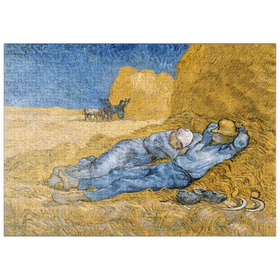 Darstellung des Puzzle-Motivs Vincent van Gogh's The Siesta (1890) – Puzzleteile: 500