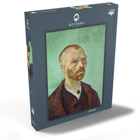 Vincent van Gogh's Self-Portrait (Dedicated to Paul Gauguin) (1888) 100 Puzzle Schachtel Ansicht2