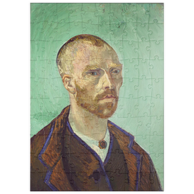 Darstellung des Puzzle Motivs Vincent van Gogh's Self-Portrait (Dedicated to Paul Gauguin) (1888) - Puzzleteile: 100