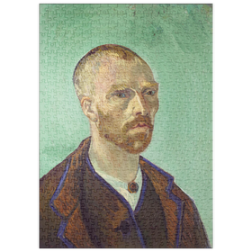 Darstellung des Puzzle Motivs Vincent van Gogh's Self-Portrait (Dedicated to Paul Gauguin) (1888) - Puzzleteile: 500