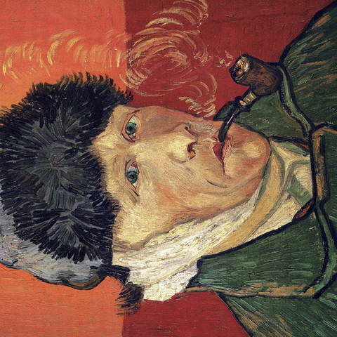 Vincent van Gogh's Self-Portrait with Bandaged Ear and Pipe (1889) 1000 Puzzle 3D Modell