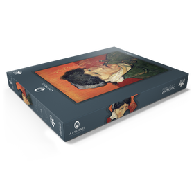 Darstellung des Puzzle Motivs Vincent van Gogh's Self-Portrait with Bandaged Ear and Pipe (1889) - Puzzleteile: 100
